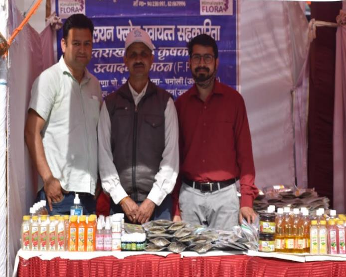 Team at their stall